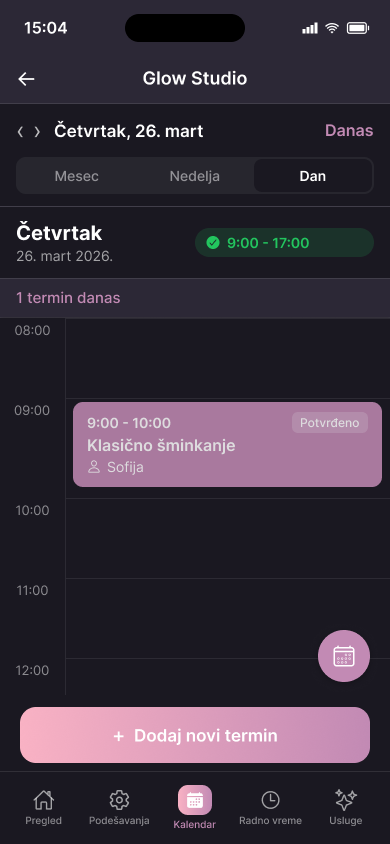 Snimak ekrana BeaSmart aplikacije 3 / 6