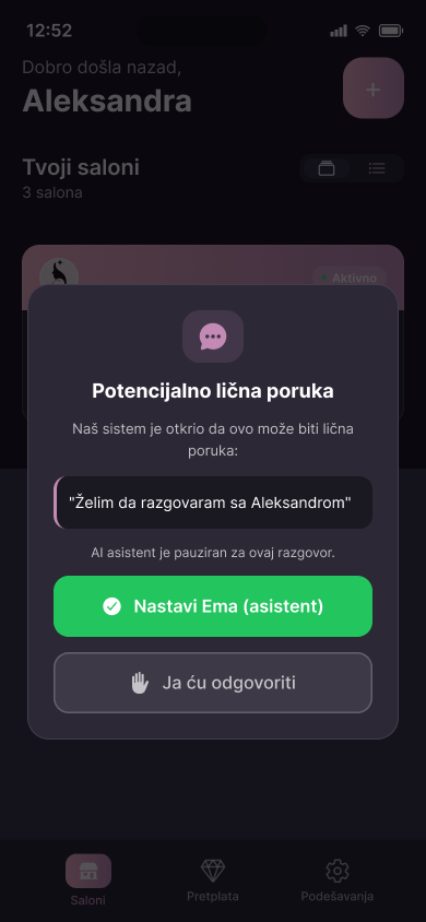 Snimak ekrana BeaSmart aplikacije 6 / 6